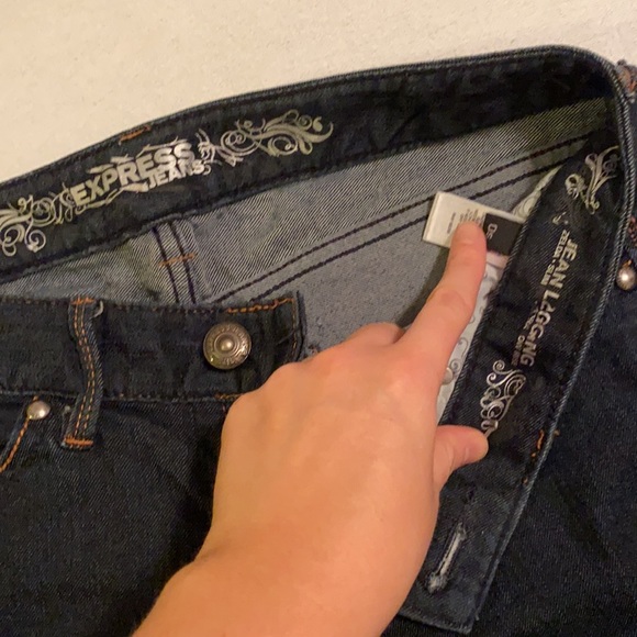 COPY - Express Zelda Slim Ultra Low Rise Jean Legging Sz 0s - Picture 2 of 6